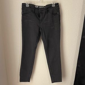 Mossimo dark grey ankle denim leggings size 11 slim never worn